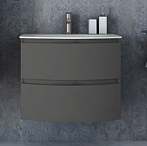 Тумба с раковиной Cezares Vague 70 см Grigio talpa opaco