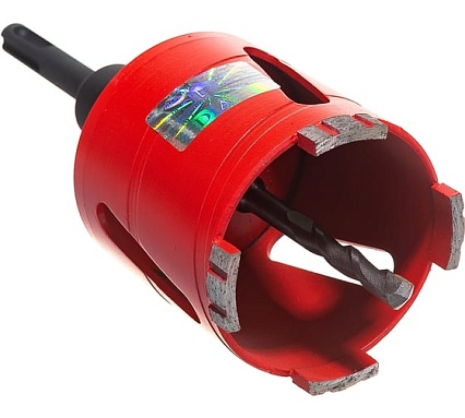 Коронка алмазная с переходником М16-SDS+ (68х70 мм) по бетону Diam 311101