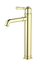 Смеситель для раковины Aquatek Классик AQ1504PG полированное золото