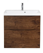 Тумба с раковиной BelBagno Marino 70 см, высота 60 см Rovere Moro