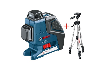 Линейный лазер Bosch GLL 2-80 P со штативом BS150 0601063201