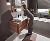 Смеситель для раковины Hansgrohe Vivenis 110 75020670 с донным клапаном, матовый черный