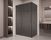 Душевой уголок Vincea Stella VSR-1ST9012CGGM 120x90 вороненая сталь, тонированное