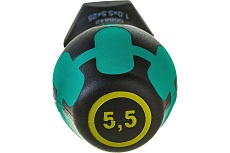 Короткая отвёртка для карбюраторов, шлицевая WERA 335 Stubby SL 5,5x1,0x24,5 мм WE-008842