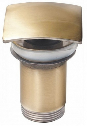 Донный клапан Ceramalux RD010 без перелива, бронза