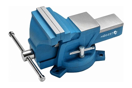 Тиски слесарные поворотные Hoegert Technik 200 мм NEW HT3B613
