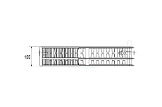 Радиатор ELSEN ERV 33, 155х200х2000, RAL 9016, белый ERV330220