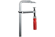 Струбцина BESSEY classiX цельнометаллическая 500/120, усилие 5 кН, c деревянной рукояткой BE-GS50