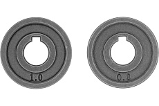 Подающий ролик V профиль под стальную проволоку 0.8-1 мм, 2 шт Denzel 93650