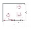 Душевой уголок BelBagno MARINO-2-AH-1-120/100-C-Cr 120x100 прозрачный, хром