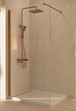 Душевая перегородка Vincea Волк-Ин (Walk-In) VSW-1H800CLBC 80x200 брашированная медь, прозрачное
