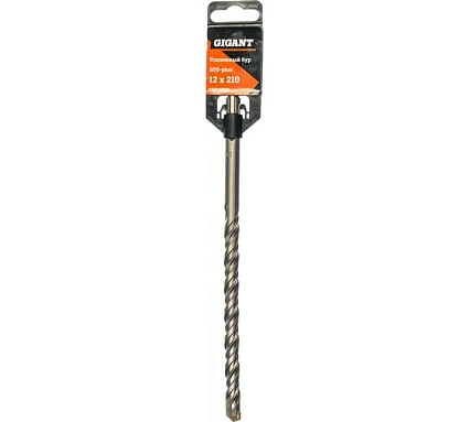 Бур усиленный SDS-plus (12х210 мм) Gigant GRD 11009