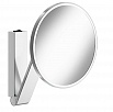 Зеркало косметическое Keuco iLook_ move 17612019004 с подсветкой, встроенный выкл., хром