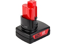 Аккумулятор для Milwaukee Topon 12 V 3.0 Ah (Li-Ion) PN: 48-11-2401 TOP-MIL-12-3.0
