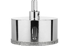 Коронка алмазная по керамограниту и керамике с центрирующим сверлом 80 мм Diamond Industrial DIDCSC080