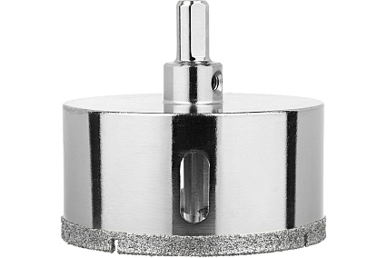 Коронка алмазная по керамограниту и керамике с центрирующим сверлом 80 мм Diamond Industrial DIDCSC080