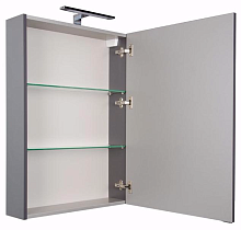 Зеркальный шкаф Aquanet Алвита 60 см серый антрацит