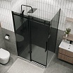 Душевой уголок Grossman Classic 120.K33.04.1080.21.10 100x80 тонированный, черный матовый