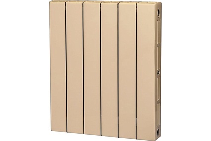 Биметаллический радиатор Rifar SUPReMO 500-6 Ду 3/4, АЙВОРИ R S50063/41013