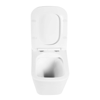 Подвесной унитаз BelBagno Due BB3103CHR/SC/BB002-80/BB018-GV-BIANCO комплект 4в1