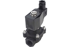 Электромагнитный клапан DN.ru VS2W-503N-NC Ду20 Ру7 пластик, резьба 3/4&quot; NBR 220B AC D130-01264