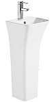 Раковина напольная WeltWasser WW LEERBACH 3434 GL-WT 34 см, белый глянец 10000013331