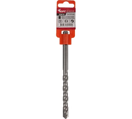 Бур КУРС SDS Plus с двойной резьбой 12х160 мм 32616