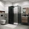 Душевой уголок Grossman Classic 120.K33.04.1080.21.10 100x80 тонированный, черный матовый