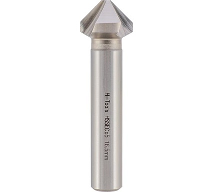 Зенковка H-Tools 90градусов 16.5мм HSSE-Co5 3z DIN335C L-60мм 796165EHT