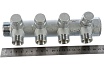 Запорный коллектор с 4 отводами FAR 1" ВР-НР М24х19 FK 3906 C1