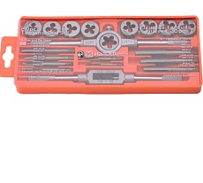 Набор метчиков и плашек Harden профессиональный 20 предметов 610458