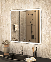 Зеркало Art&Max Vita 90x80 см, с подсветкой