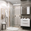 Душевая дверь Grossman Pragma 100x195 прозрачное, золото сатин 100.K33.03.100.32.00