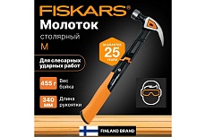 Молоток с загнутым гвоздодёром Fiskars M 16oz 13.5 дюймов 1027202