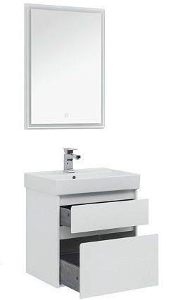 Мебель для ванной Aquanet Nova Lite 60 см, 2 ящика