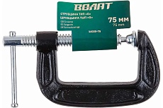Струбцина ВОЛАТ G-образная 75 мм 14030-75