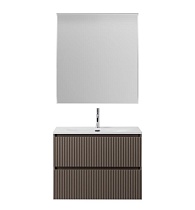 Тумба с раковиной BelBagno Uno-Mini 90 см Бежевый матовый