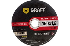 Круг отрезной по металлу (50 шт; 150x1.6x22.23 мм) GRAFF 9015016