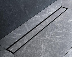 Душевой лоток Am.Pm MasterFlow W01SC-U11-070-04BM 70 см, комб.затвор, решетка под плитку, черный матовый