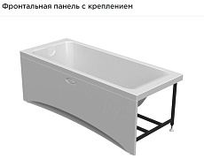 Фронтальная панель Ваннеса Агата 175x63