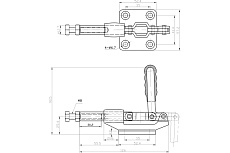 Зажим шатунного типа HS CLAMP HS-305-CM