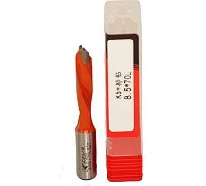 Сверло для глухих отверстий KWS HW Ø8.5х43х70 Z=2 L K5+ ZCG0AD340