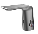 Смеситель для раковины Black&White Gravity GS-7101-GM сенсорный, оружейная сталь