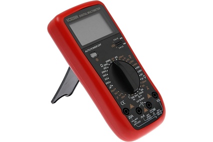 Мультиметр Тундра VC9208N, ACV/DCV, ACA/DCA, 200-200MΩ, 200nF-200mF, -20-1000C, 200 kHz 2768107