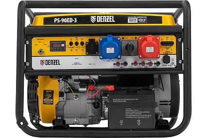 Бензиновый генератор Denzel PS 90 ED-3, 9,0кВт 946944