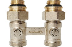 Узел подключения радиатора Unipak h-образный arrowhead element, прямой, 3/4&quot;- 1/2&quot; 216032