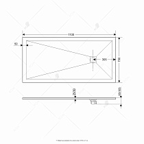 Поддон для душа RGW Stone Tray ST-0107W 70x100 белый