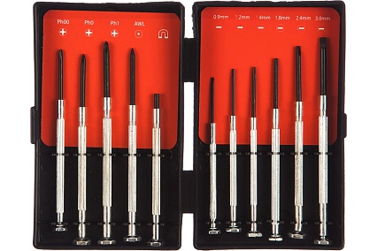 Набор прецизионных отверток Top Tools 11шт .39D194