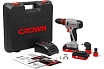 Аккумуляторная дрель-шуруповерт Crown CT21081HQ-2 BMC