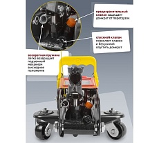 Подкатной гидравлический домкрат Forcekraft 2т h min 125мм, h max 380 мм FK-TH22254